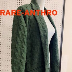 💚💚💚🤩 Anthropologie Houndstooth Jacket blazer